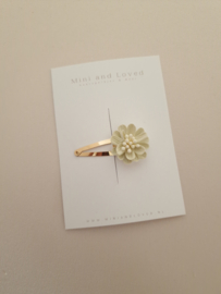Lotus Flower Off-White clip middel (1 stuk)