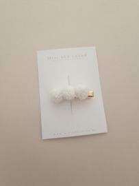 Pompom haarspeldjes middel