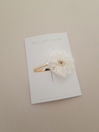 Mohair white beige groot (1 stuk)