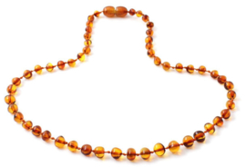 Barnsteen ketting | Cognac