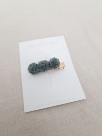 Pompom Green line middel (1 stuk)