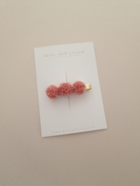 Pompom Pink line middel (1 stuk)