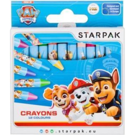 Starpak Paw Patrol waskrijtjes 12 kleuren