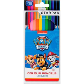 Starpak - Paw Patrol - Kleurpotloden - 12 kleuren