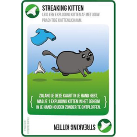 Exploding Kittens Streaking Kittens Uitbreiding - Nederlandstalig Kaartspel