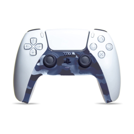 Faceplate cover PS5 Controller Camo Blauw