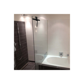 RiMa7 - Douchewisser zwart met houder – badkamer accessoires - siliconen douche wisser – design raamwisser – ramen trekker