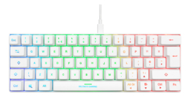 Deltaco Gaming White Line WK85R Mechanical Mini Gaming Keyboard