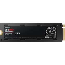 Samsung 980 PRO met Heatsink - Interne SSD - M.2 NVMe - PS5 Compatibel - 2TB