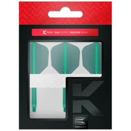 Target K-Flex Green NO6 - Dart Flight + Shaft
