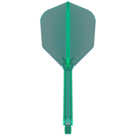 Target K-Flex Green NO6 - Dart Flight + Shaft