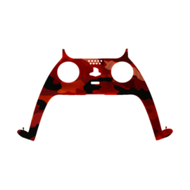 Faceplate cover PS5 Controller Camo Rood