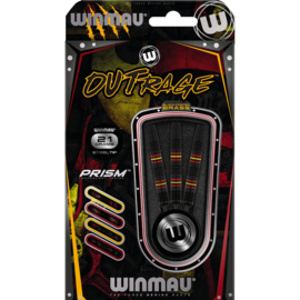 WINMAU - Outrage: Steeltip Tungsten Dartpijlen Professioneel