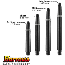 Harrows NYLON+SPRING SHAFT BLACK