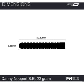 WINMAU - Danny Noppert Freeze Edition: Steeltip Tungsten Dartpijlen Professioneel