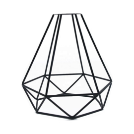 RiMa7 - Hanglamp - incl Moderne LEDlamp E27 A++ - Industrieel - Zwart