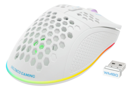 Deltaco Gaming White Line WM80 Wireless Lightweight Gaming Mouse