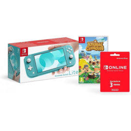 Nintendo Switch Lite Turkoois Incl. Animal Crossing: New Horizons & Nintendo Switch Online - Limited Edition