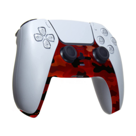 Faceplate cover PS5 Controller Camo Rood