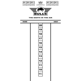 Bull's Budget Whiteboard 60x30 cm