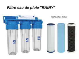 Filtre à eau de pluie antibactérien 3 étapes  "RAINY"
