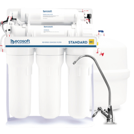 Kit Filtres Osmose Inverse 4 étapes - Membrane 50 GPD + Préfiltres + Post-filtre - Pour Système Eau Potable Domestique