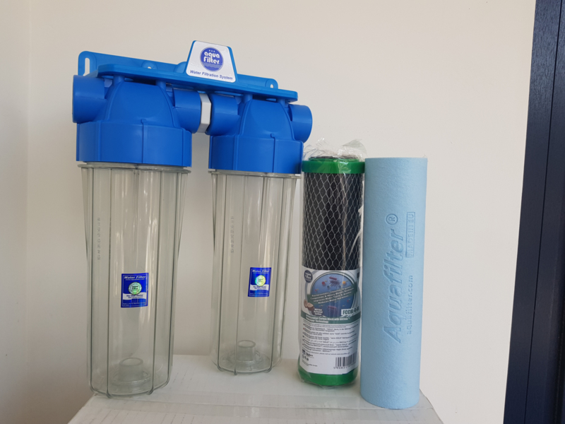 Double porte filtre 10 pouces traitement d'eau