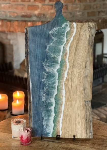 Borrelplank met Epoxy