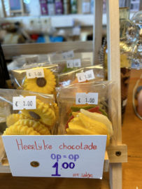 chocolade uitverkoop € 1,00