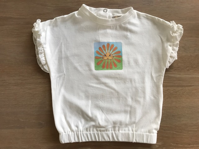 Baby shirt Zonnebloem