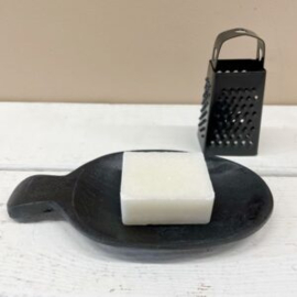 Schaaltje teak spoon zwart