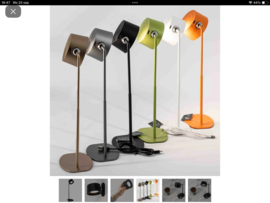 KY bureaulamp design LED op accu, met wandbevestiging
