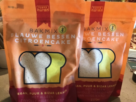 Powerkitchen blauwe bessen Citroen cake bakmix