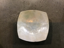 Schaaltje schelp capiz ovaal of vierkant  - wit