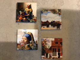 HDB onderzetters Vermeer set van 4