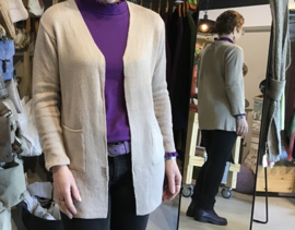 KF lang gebreid vest Ella cardigan