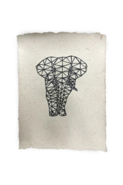 na design olifantenpoepposter olifant