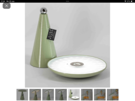 KY bureaulamp mush LED op accu, afneembare kap