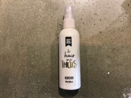 100%leuk roomspray je huis is je thuis