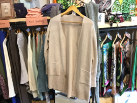 KF lang gebreid vest Ella cardigan