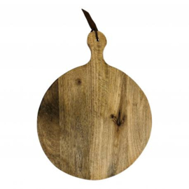 Varios ronde houten snijplank 40x50 cm