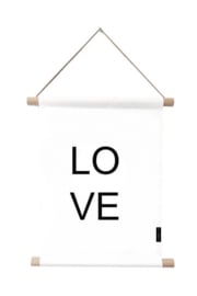 Label-R textielposter Love 40x30 cm.