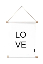 Label-R textielposter Love 40x30 cm.