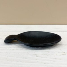 Schaaltje teak spoon zwart