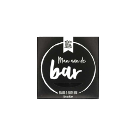 100%leuk baard en body bar mannen aan de bar