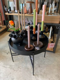 Vase the world bijzettafel zwart