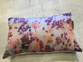 Kussen flower zand paars