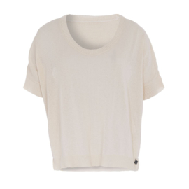 Knitfactory gebreide top senna beige