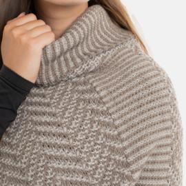 KF Amber gebreide poncho