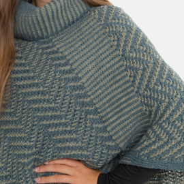 KF Amber gebreide poncho